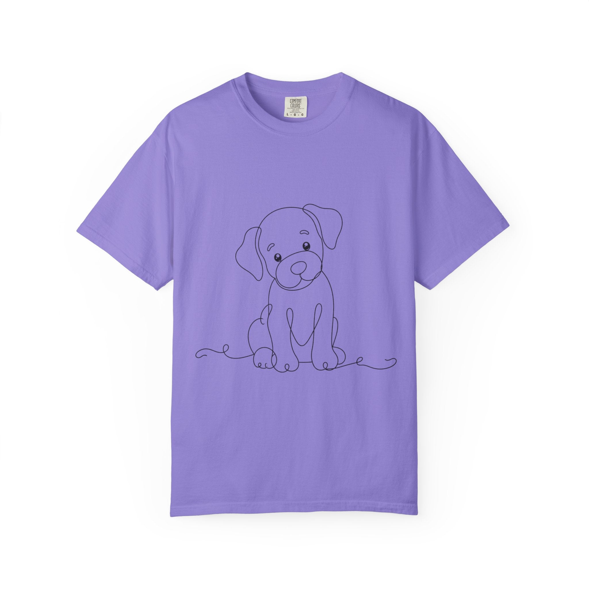 Puppy - LineArt - Graphic Tee