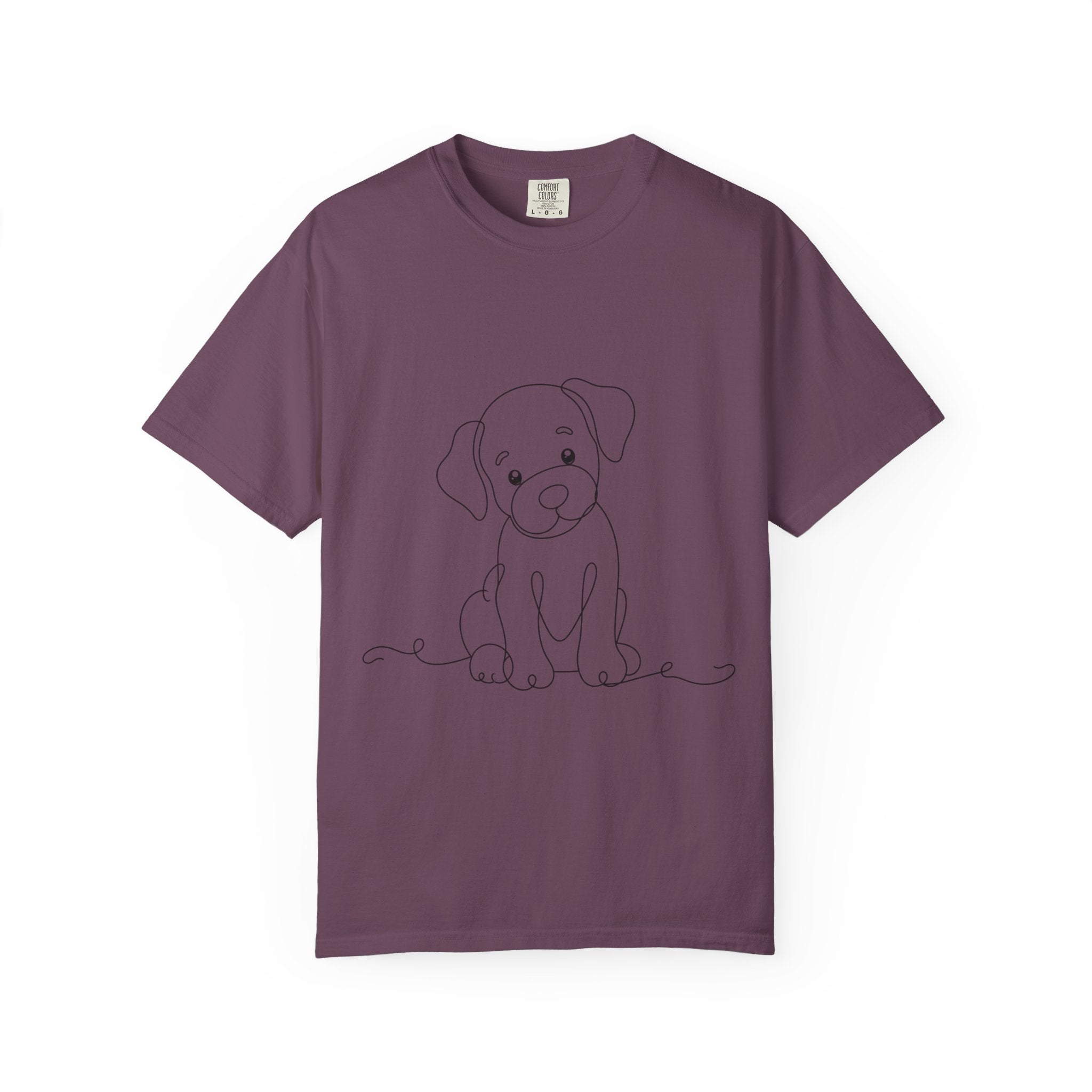 Puppy - LineArt - Graphic Tee