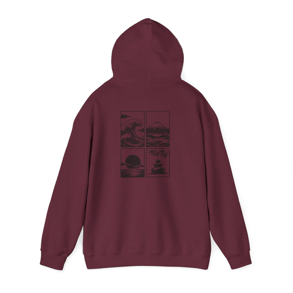 Zen Landscape - BasicPrint - Hoodie