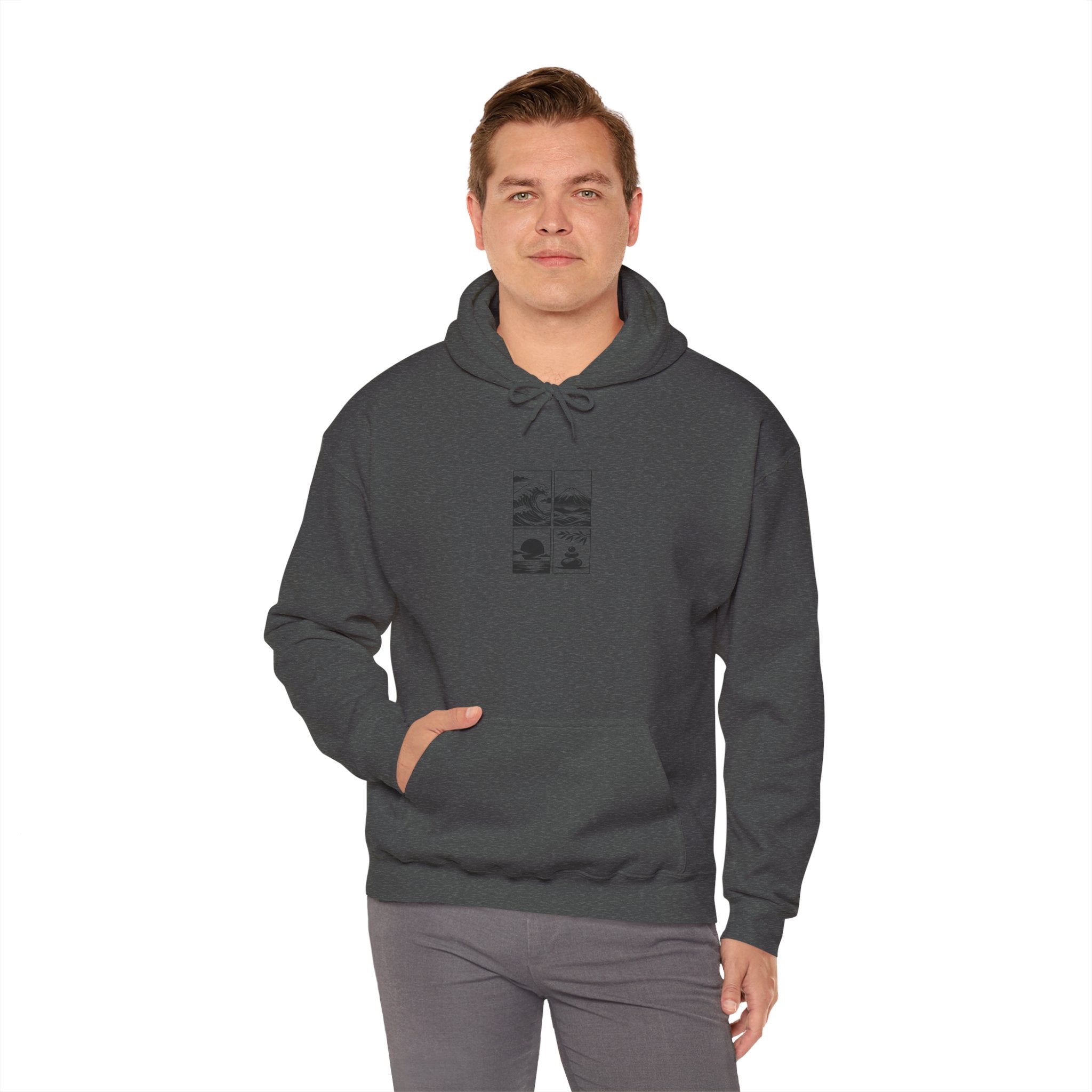 Zen Landscape - BasicPrint - Hoodie