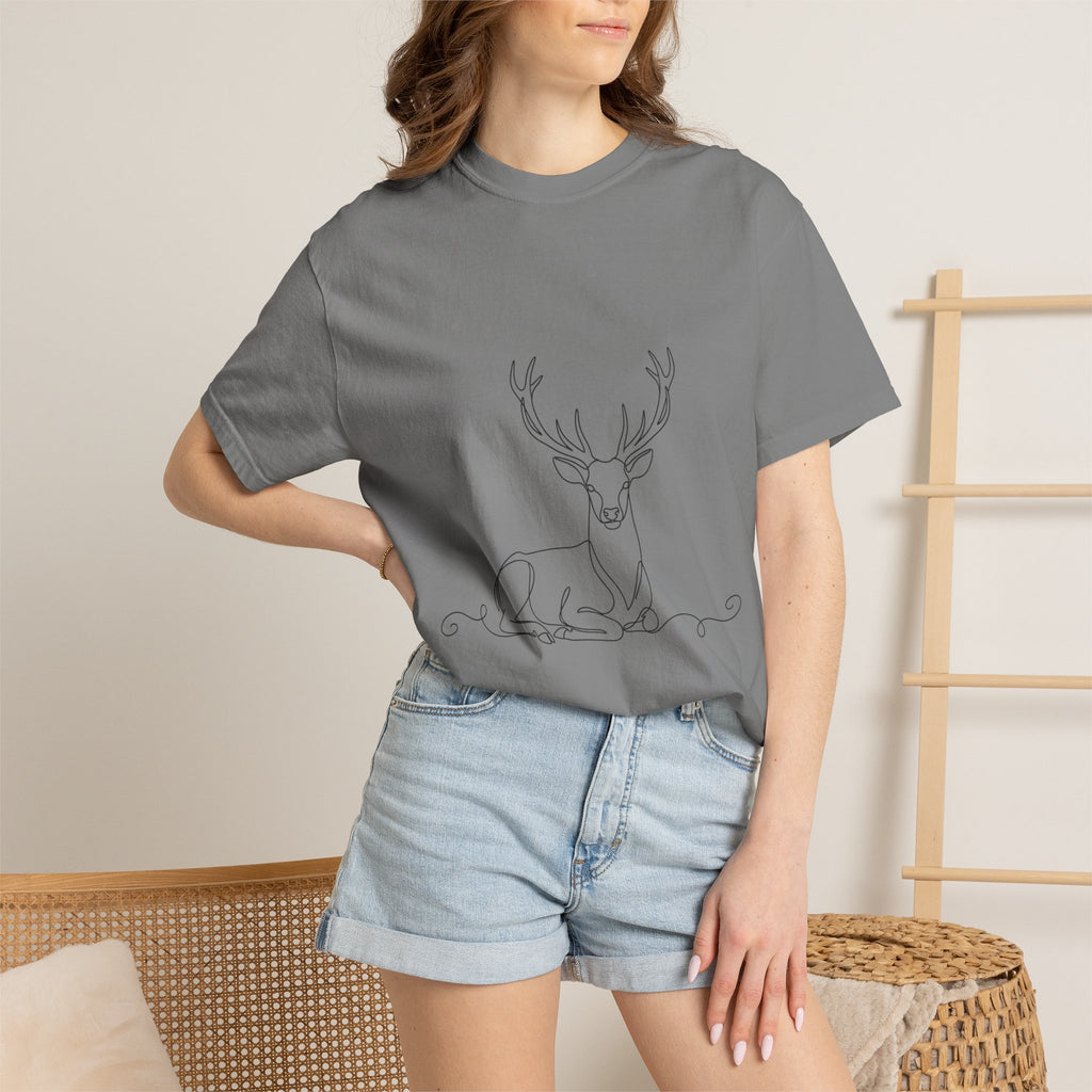 Deer - LineArt - Graphic Tee