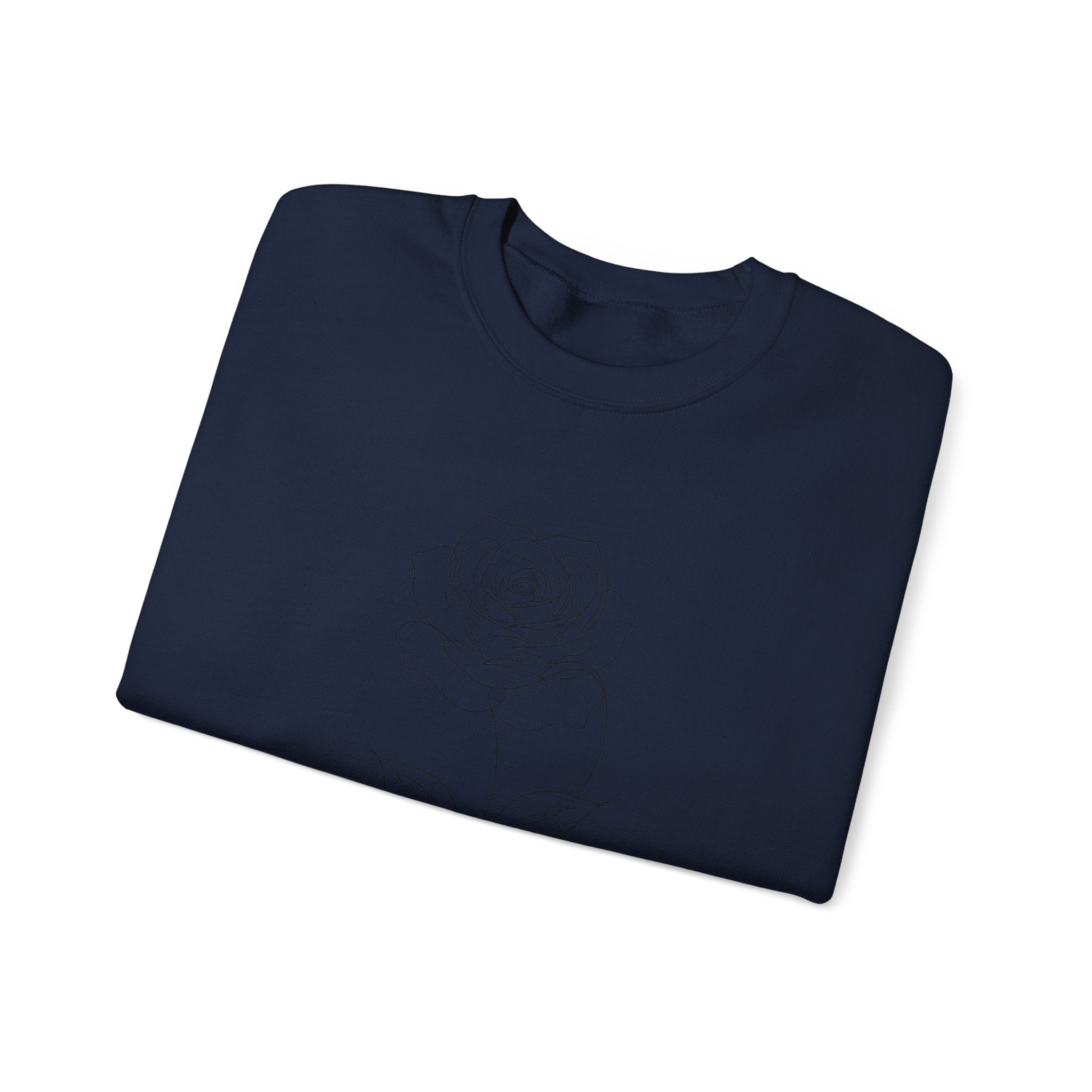 Rose - LineArt - Crewneck Sweatshirt