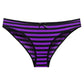 Striped Bow Thong Panties