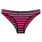 Striped Bow Thong Panties