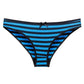 Striped Bow Thong Panties