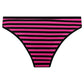 Striped Bow Thong Panties